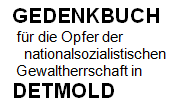 Logo Gedenkbuch für die Opfer der nationalsozialistischen Gewaltherrschaft in Detmold