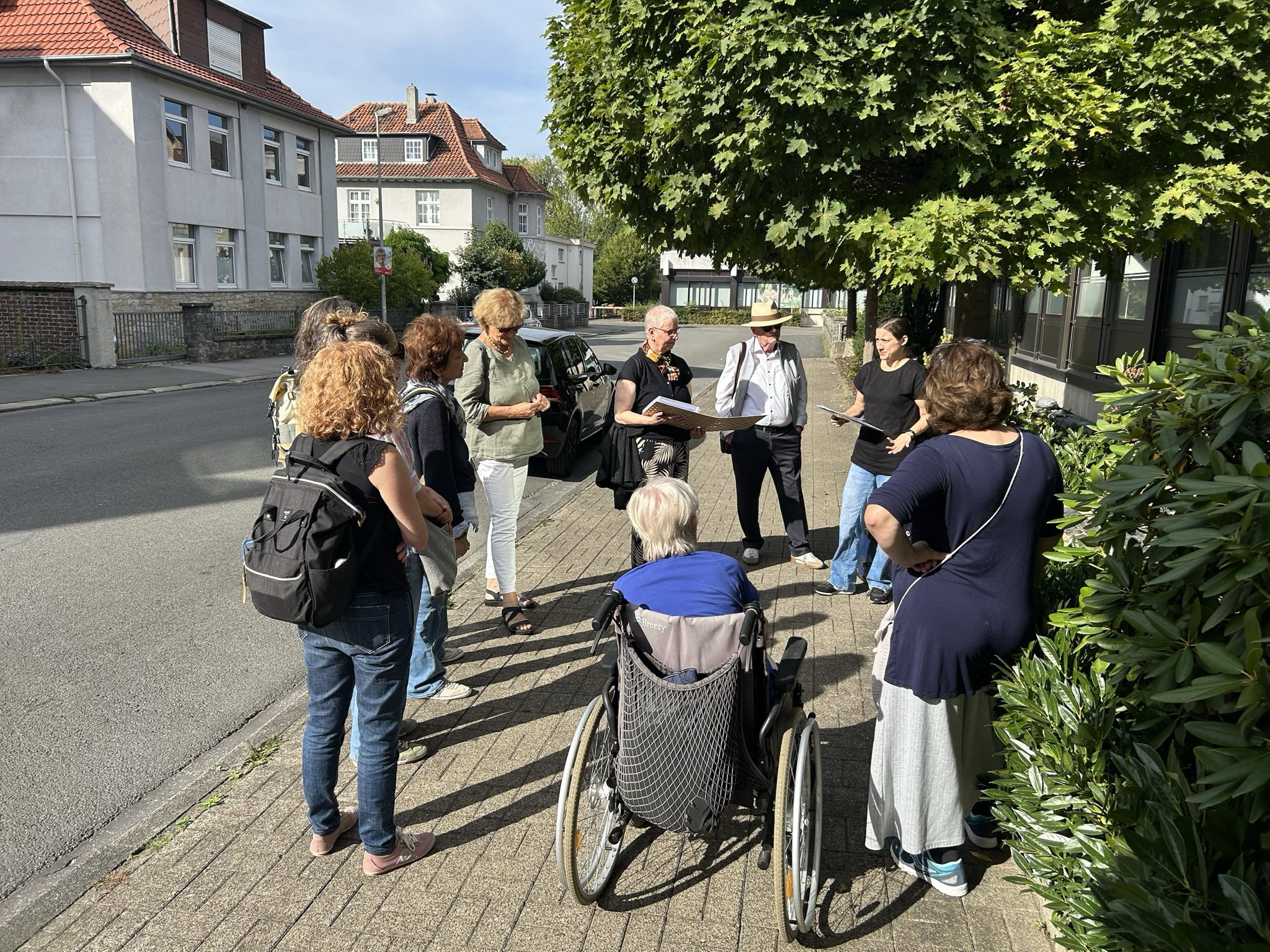 Stadtrundgang- Lortzingstr - Gedenktafel Neue Synagoge